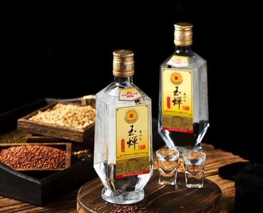 玉蝉大曲酒80版实拍图