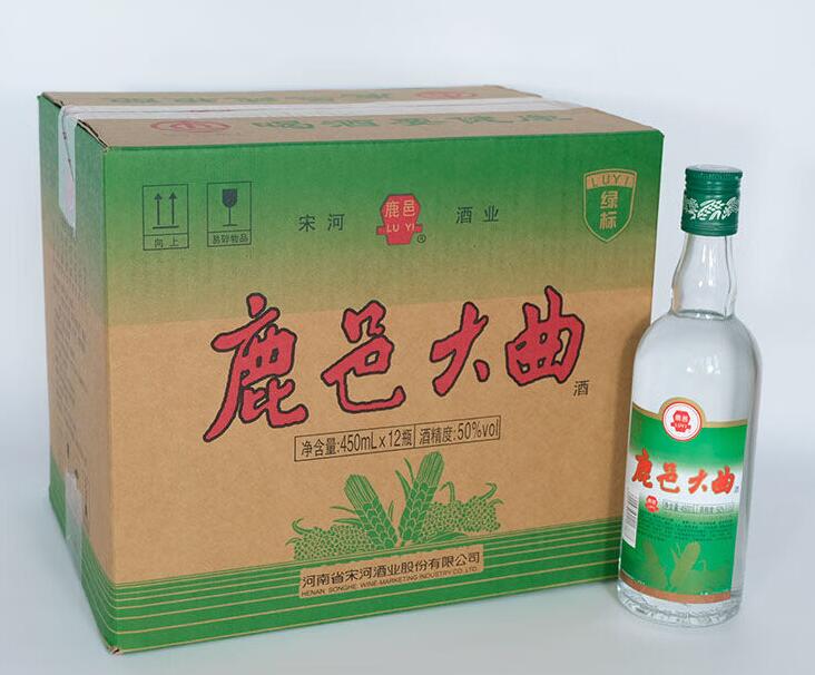 鹿邑大曲酒（绿标）实拍图