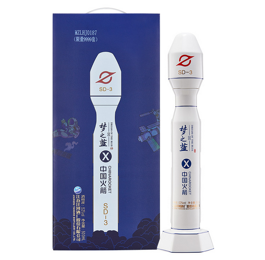 洋河梦之蓝 X中国火箭实拍图