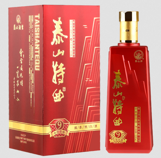 泰山特曲 小窖佳酿九年实拍图