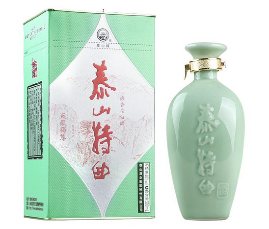 泰山特曲青瓷酒实拍图