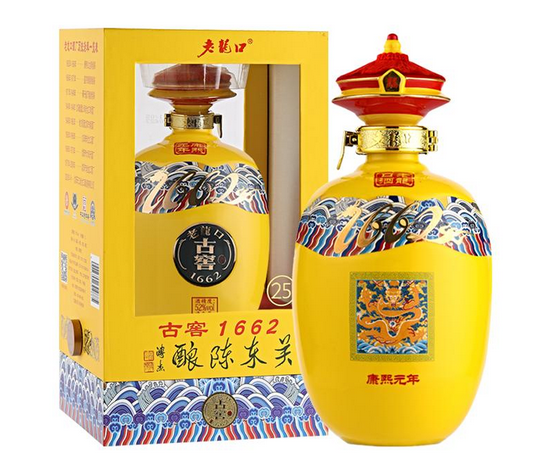 老龙口1662系列酒 古窖25实拍图