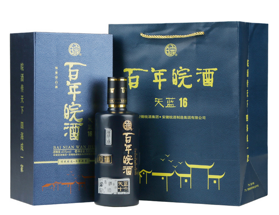 百年皖酒天蓝16实拍图