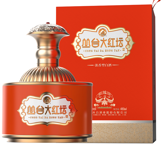 丛台酒大红坛（凤）实拍图