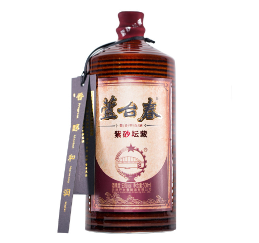 芦台春紫砂坛藏酒实拍图