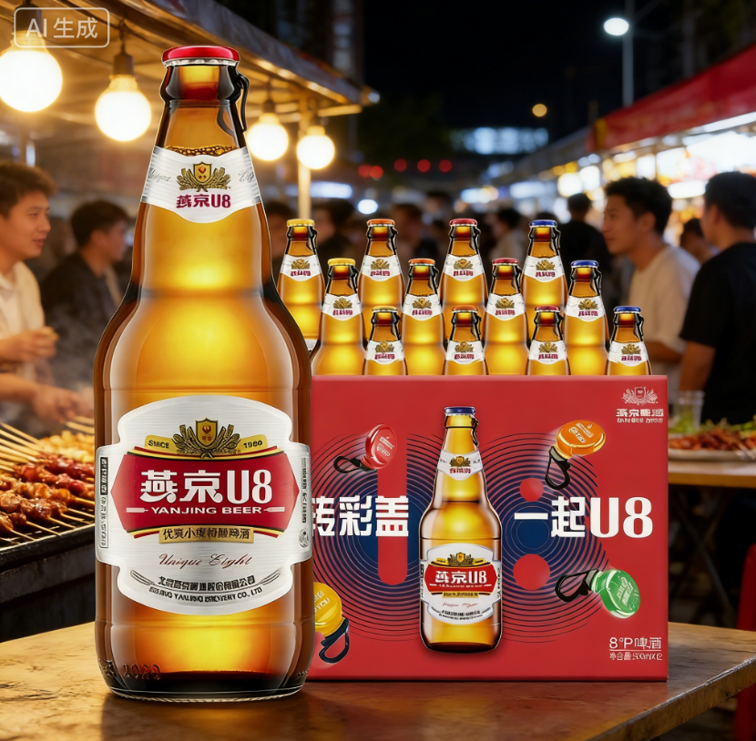 燕京小度特酿U8啤酒实拍图